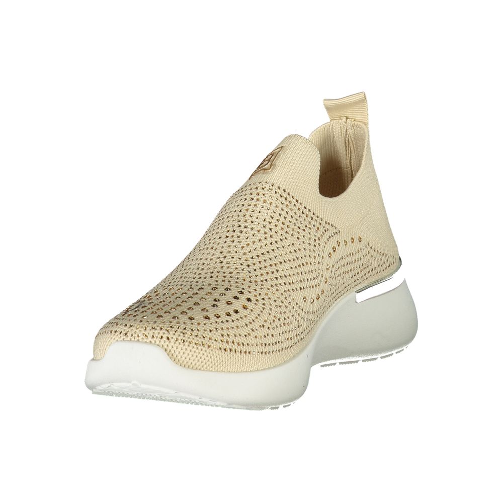 Laura Biagiotti Beige polyester sneaker til kvinder