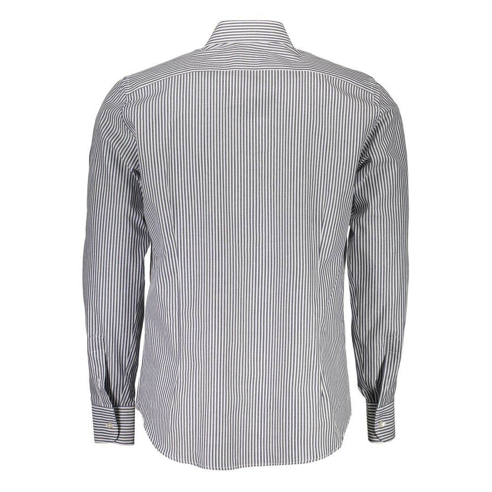 La Martina Blue Cotton Men Shirt - Hilstor