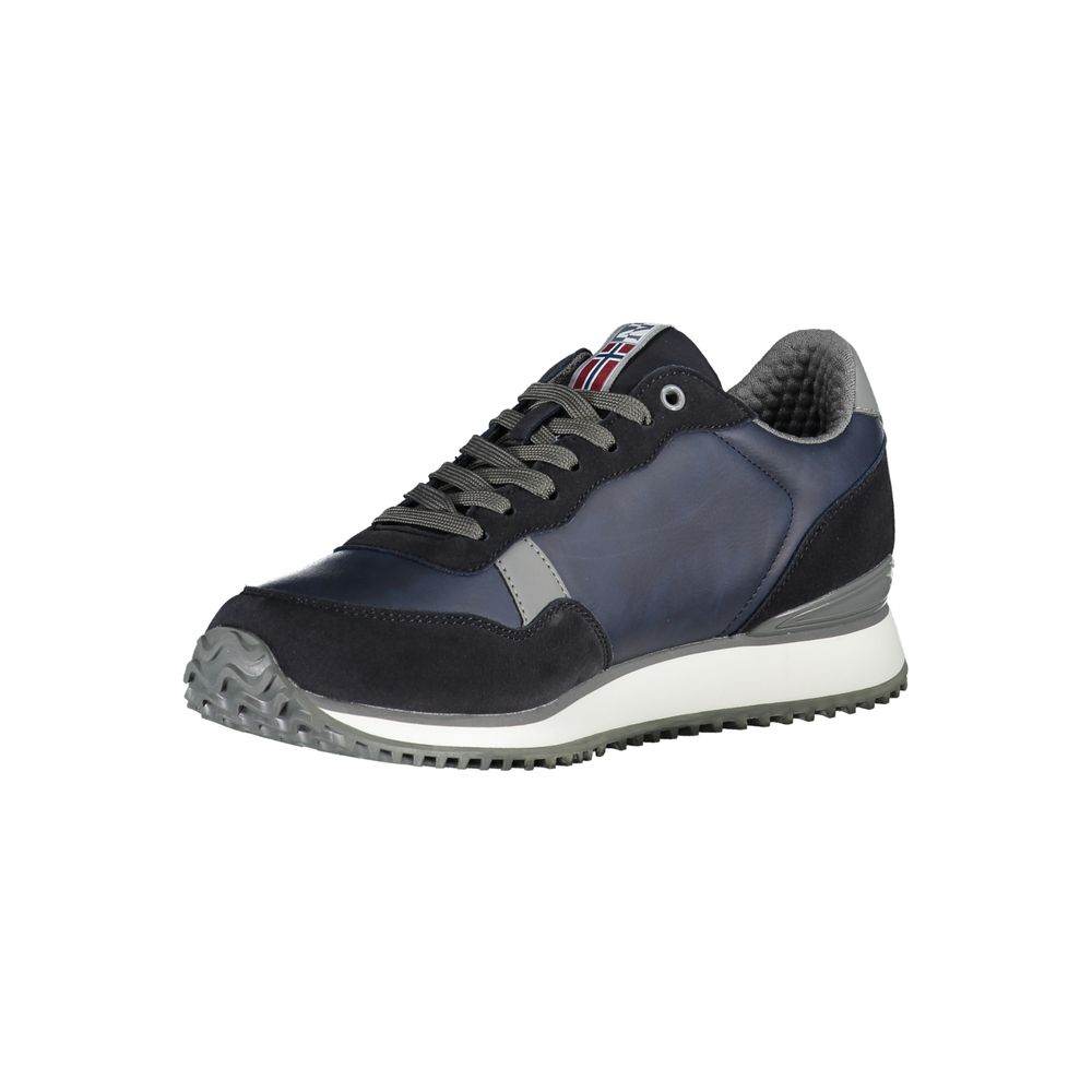 Napapijri Sleek Contrasting Sneakers with Signature Style - Hilstor