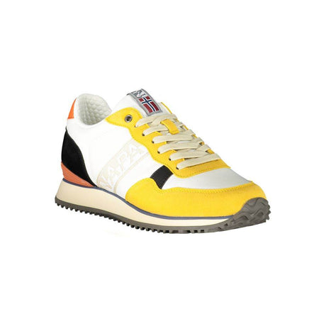 Napapijri Yellow Polyester Sneaker - Hilstor