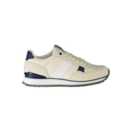 Napapijri White Polyester Sneaker - Hilstor
