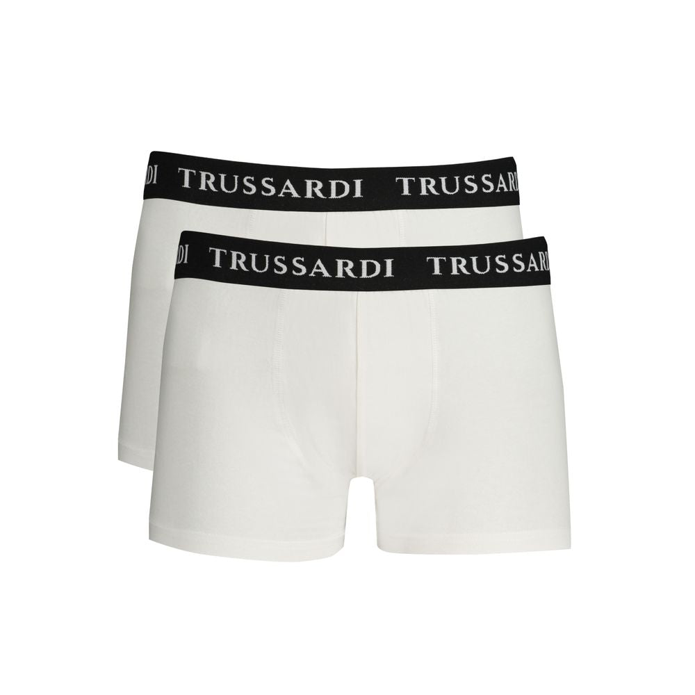 Trussardi hvidt bomuldsundertøj