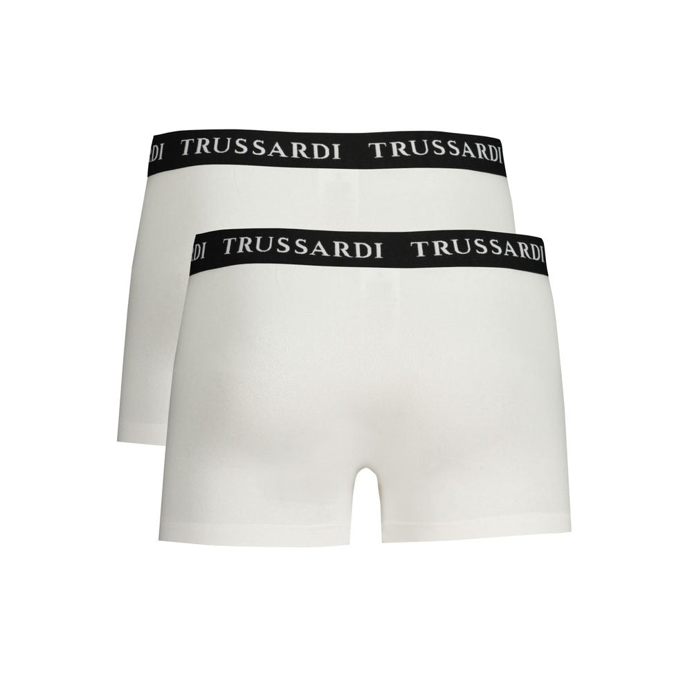 Trussardi hvidt bomuldsundertøj