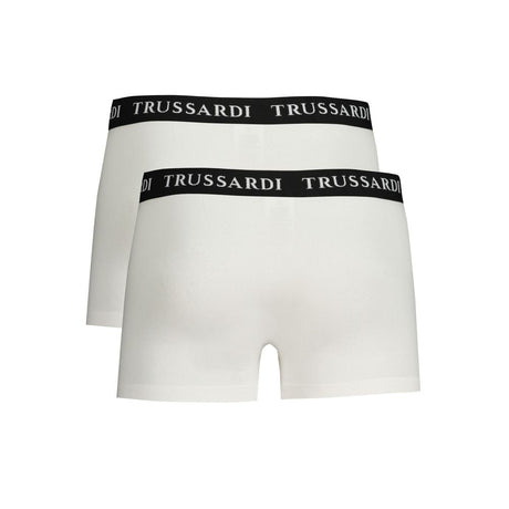 Trussardi hvidt bomuldsundertøj