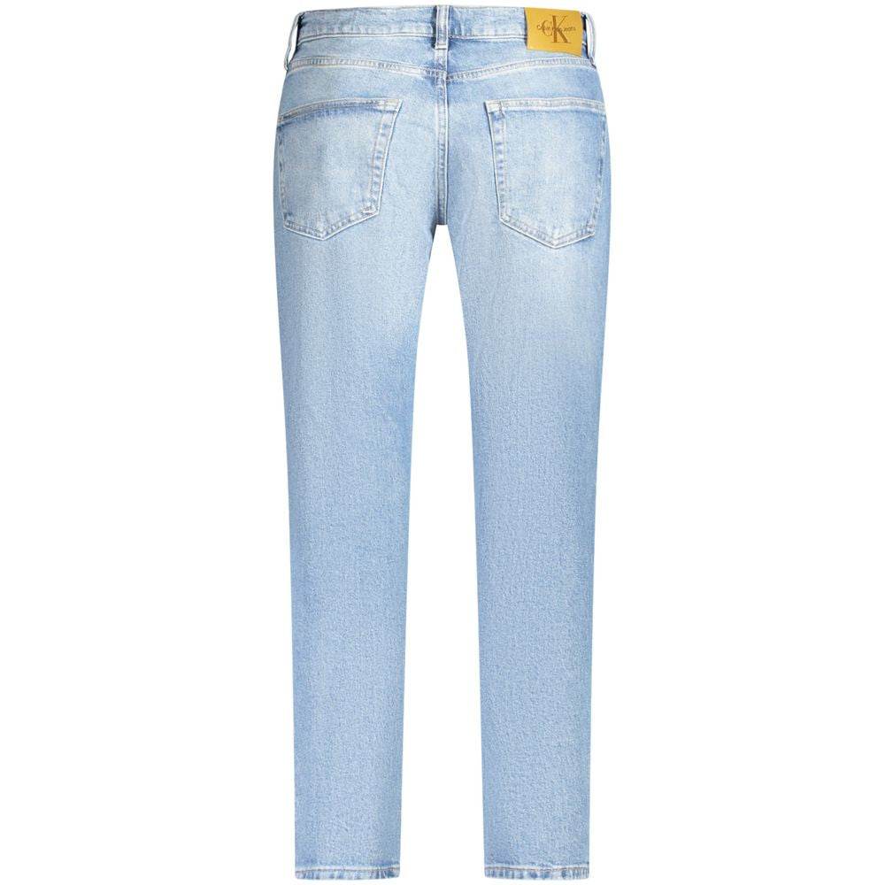 Calvin Klein Blue Cotton Men Jeans - Hilstor
