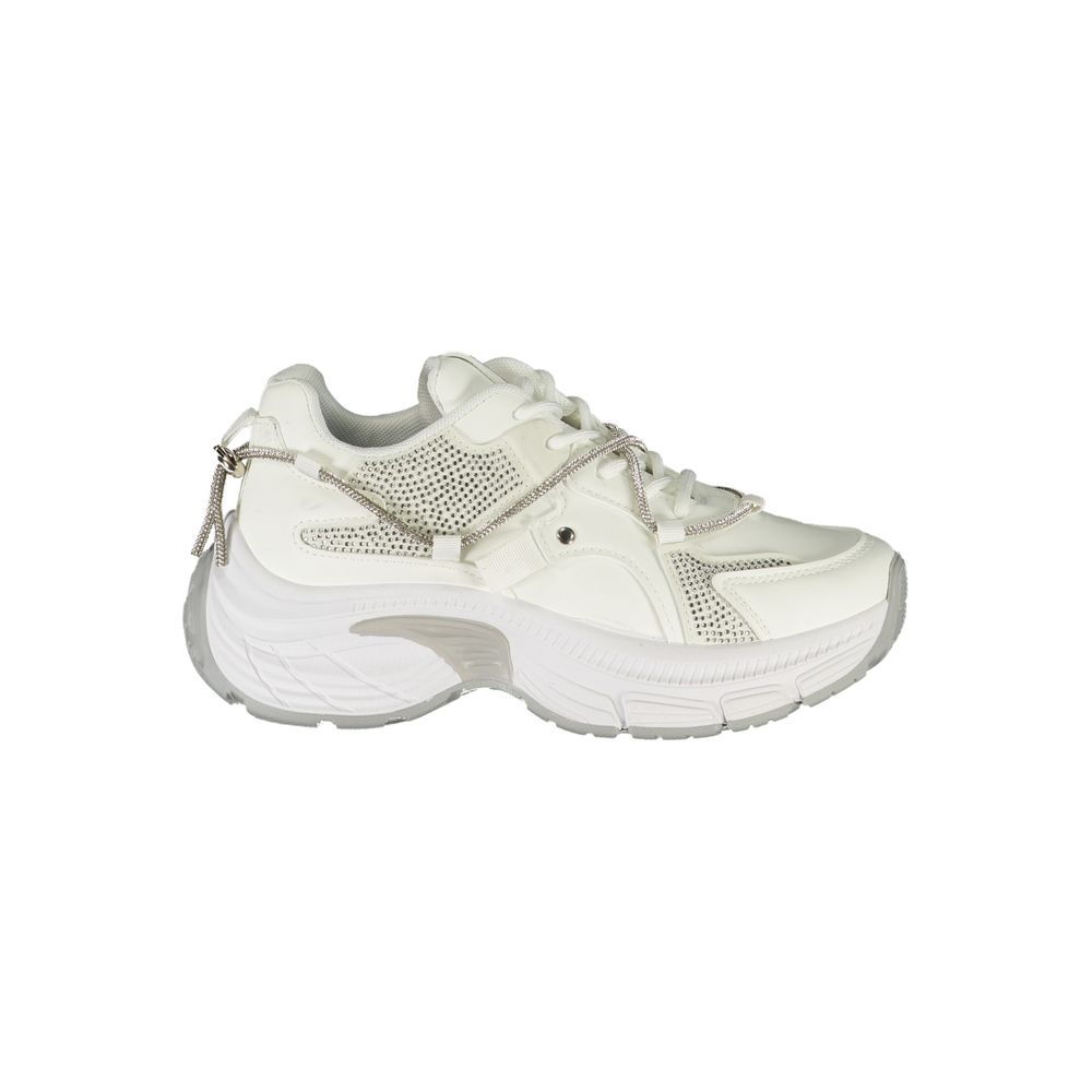 Laura Biagiotti Hvid Polyester Sneaker til kvinder