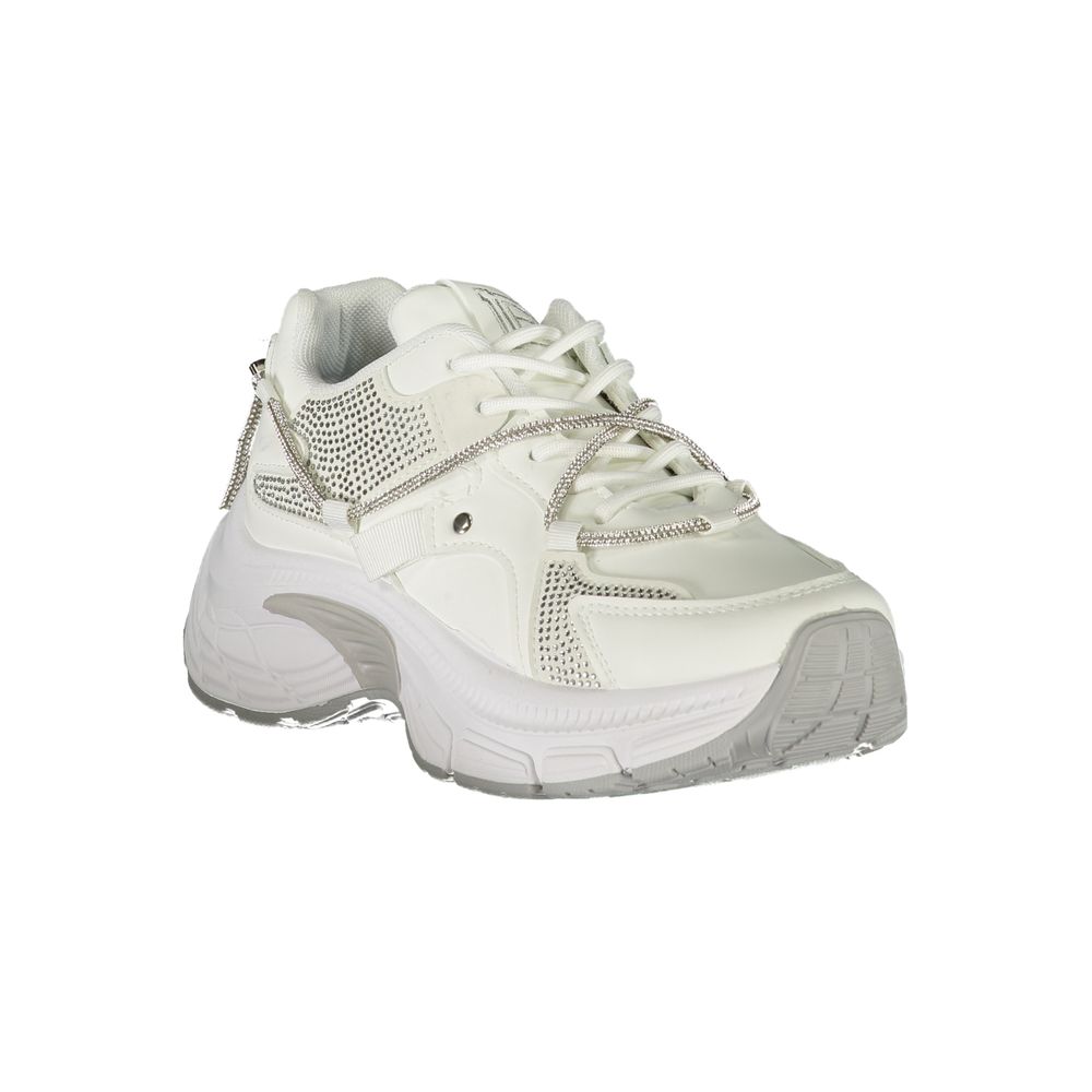 Laura Biagiotti Hvid Polyester Sneaker til kvinder