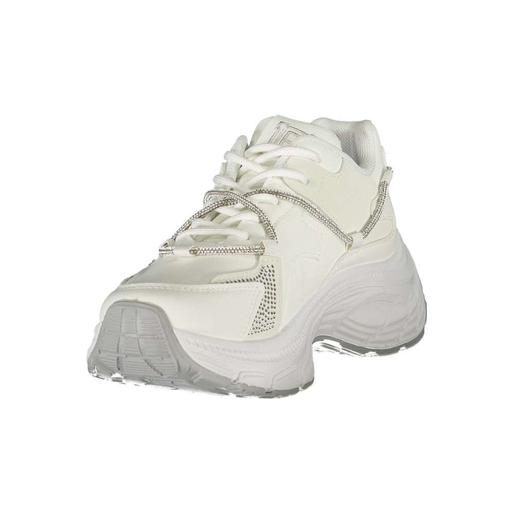 Laura Biagiotti Hvid Polyester Sneaker til kvinder