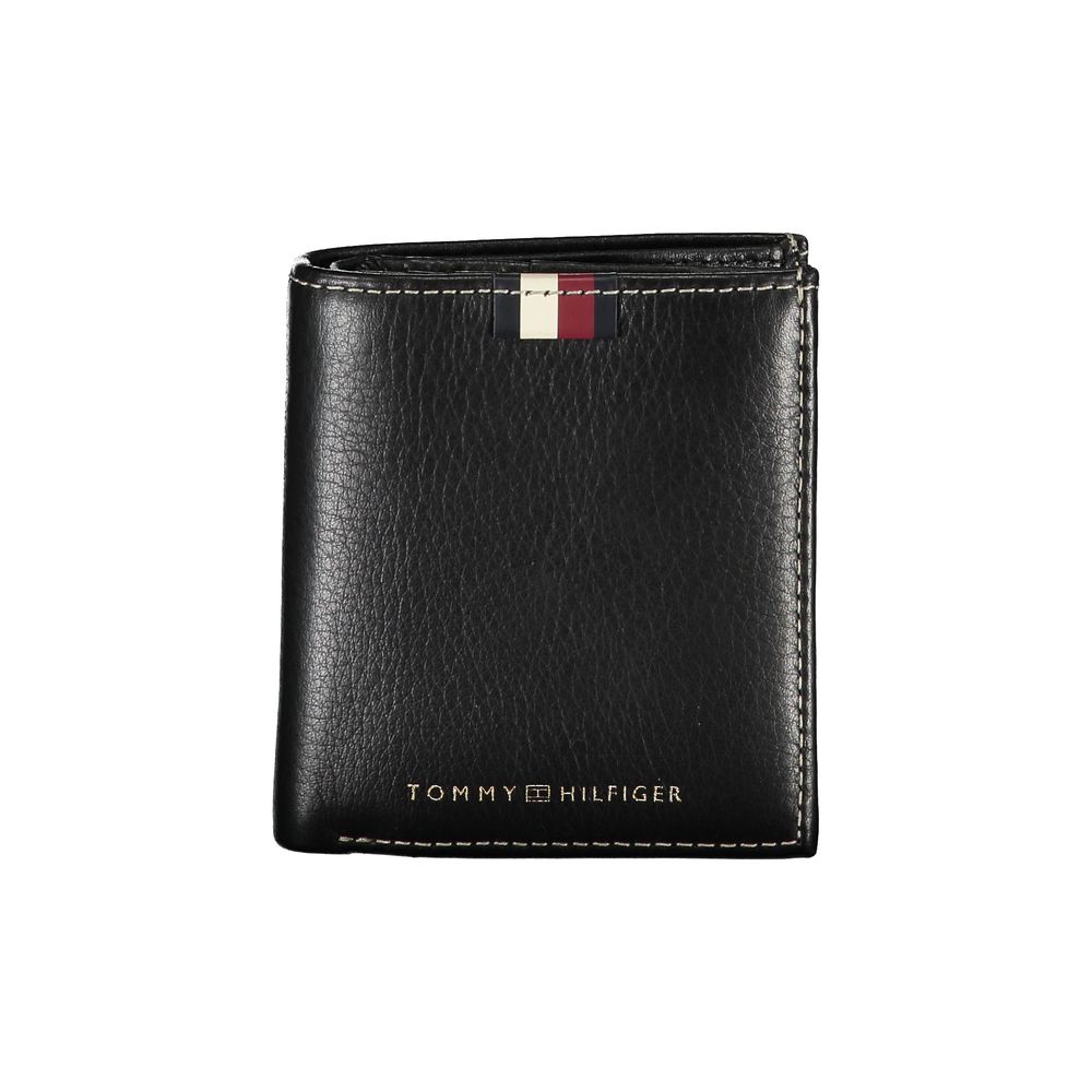 Tommy Hilfiger sort læder pung til mænd