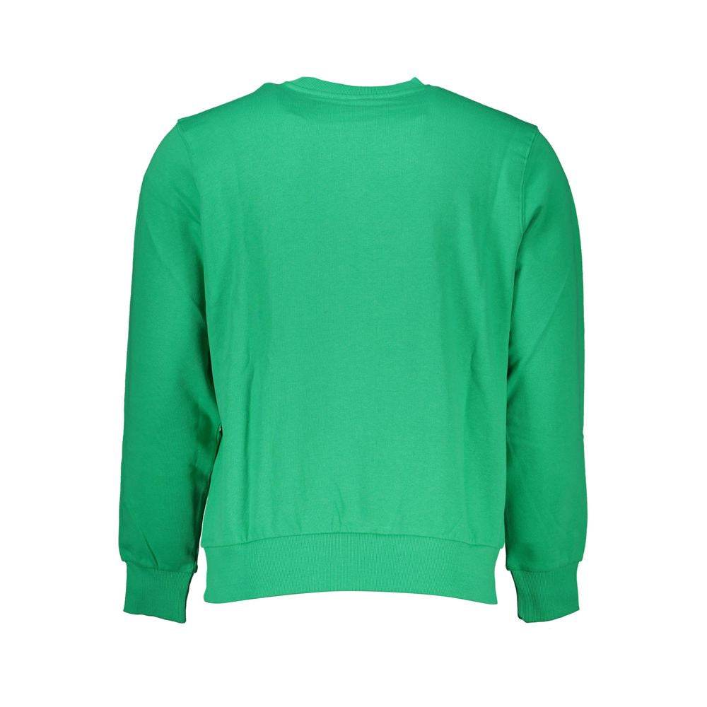 North Sails Green Cotton Men Sweater - Hilstor