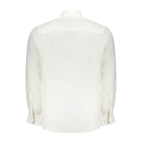 North Sails White Linen Shirt - Hilstor