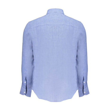 North Sails Blue Linen Shirt - Hilstor