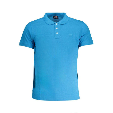 Norway 1963 Blue Cotton Polo Shirt - Hilstor