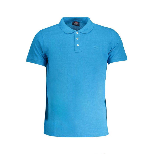 Norway 1963 Blue Cotton Polo Shirt - Hilstor