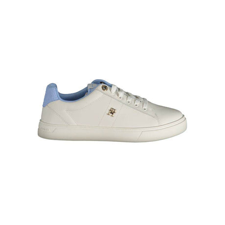Tommy Hilfiger Light Blue Leather Women Sneaker - Hilstor