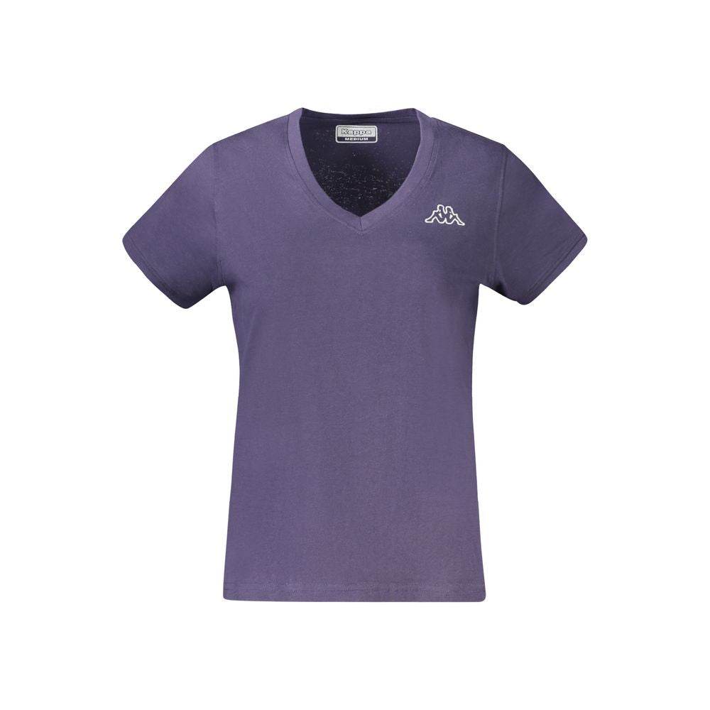 Kappa blå bomuld T-shirt til kvinder