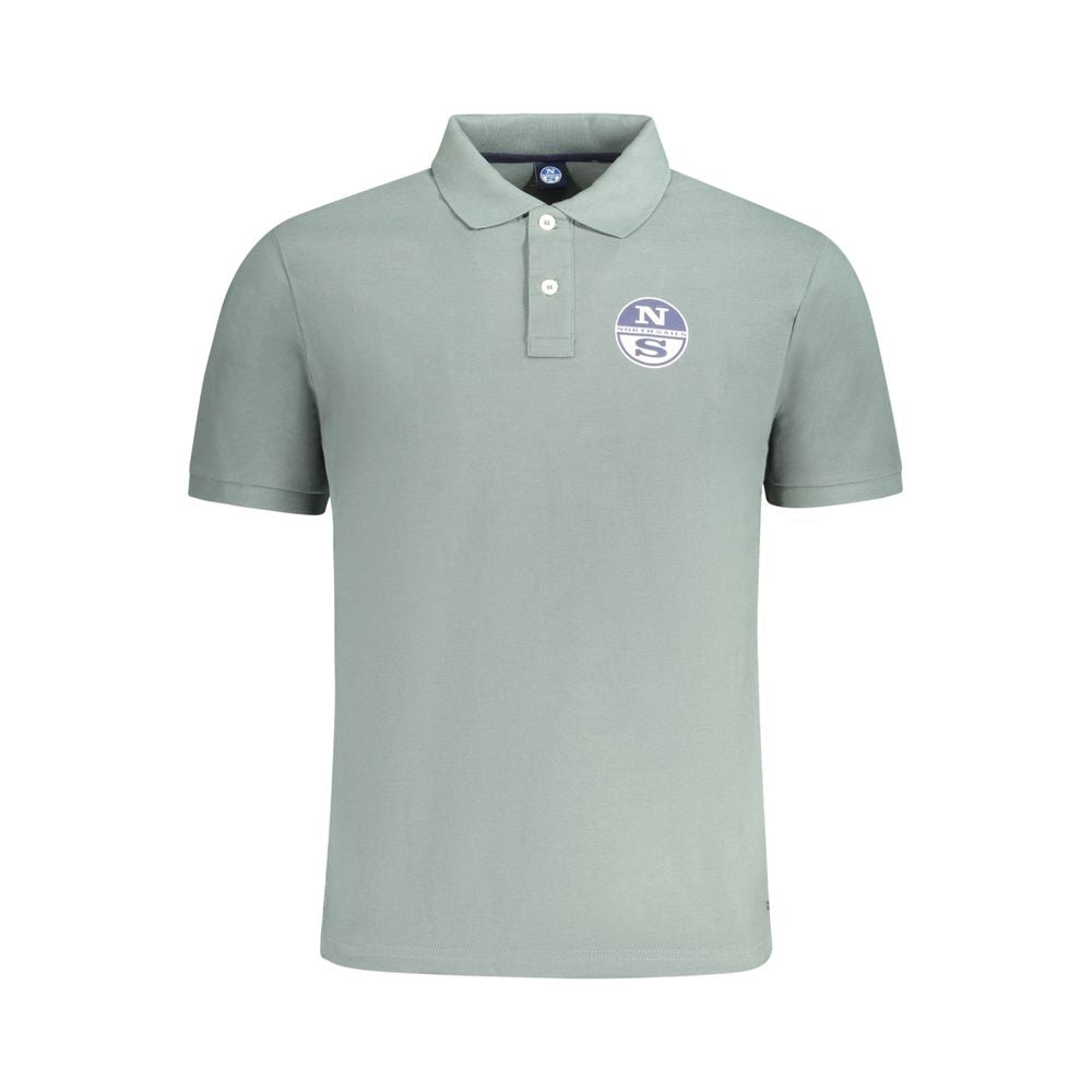North Sails Grøn Bomuld Polo Shirt til mænd