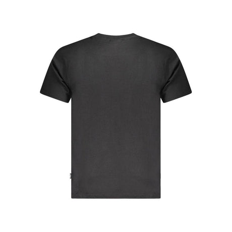 Fila Black Cotton Unisex T-Shirt - Hilstor
