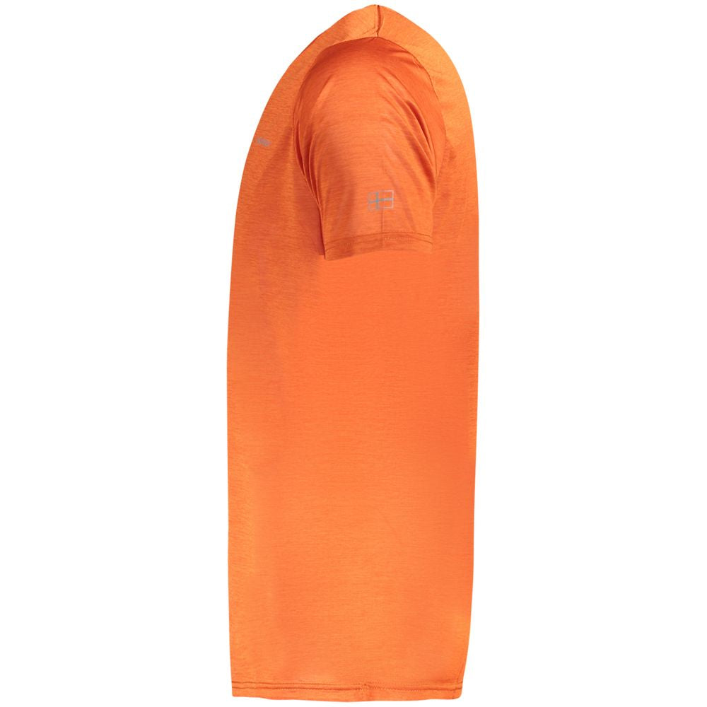 Norge 1963 Orange polyester T-shirt til mænd