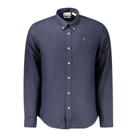 Timberland Blue Cotton Shirt - Hilstor