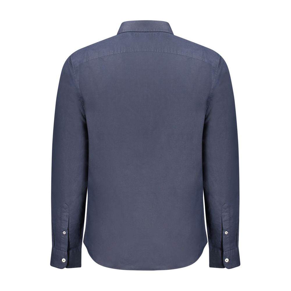 Timberland Blue Cotton Shirt - Hilstor