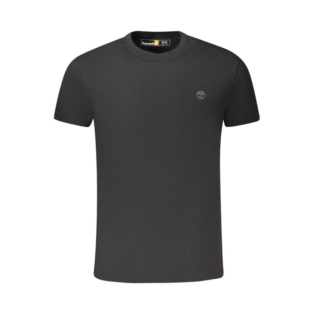 Timberland Black Cotton T-Shirt - Hilstor