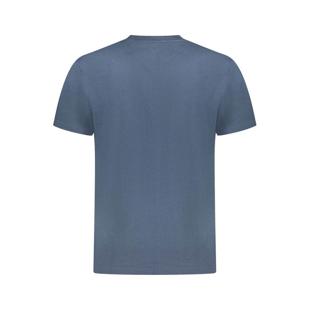 Vans Blue Cotton Men T-Shirt - Hilstor
