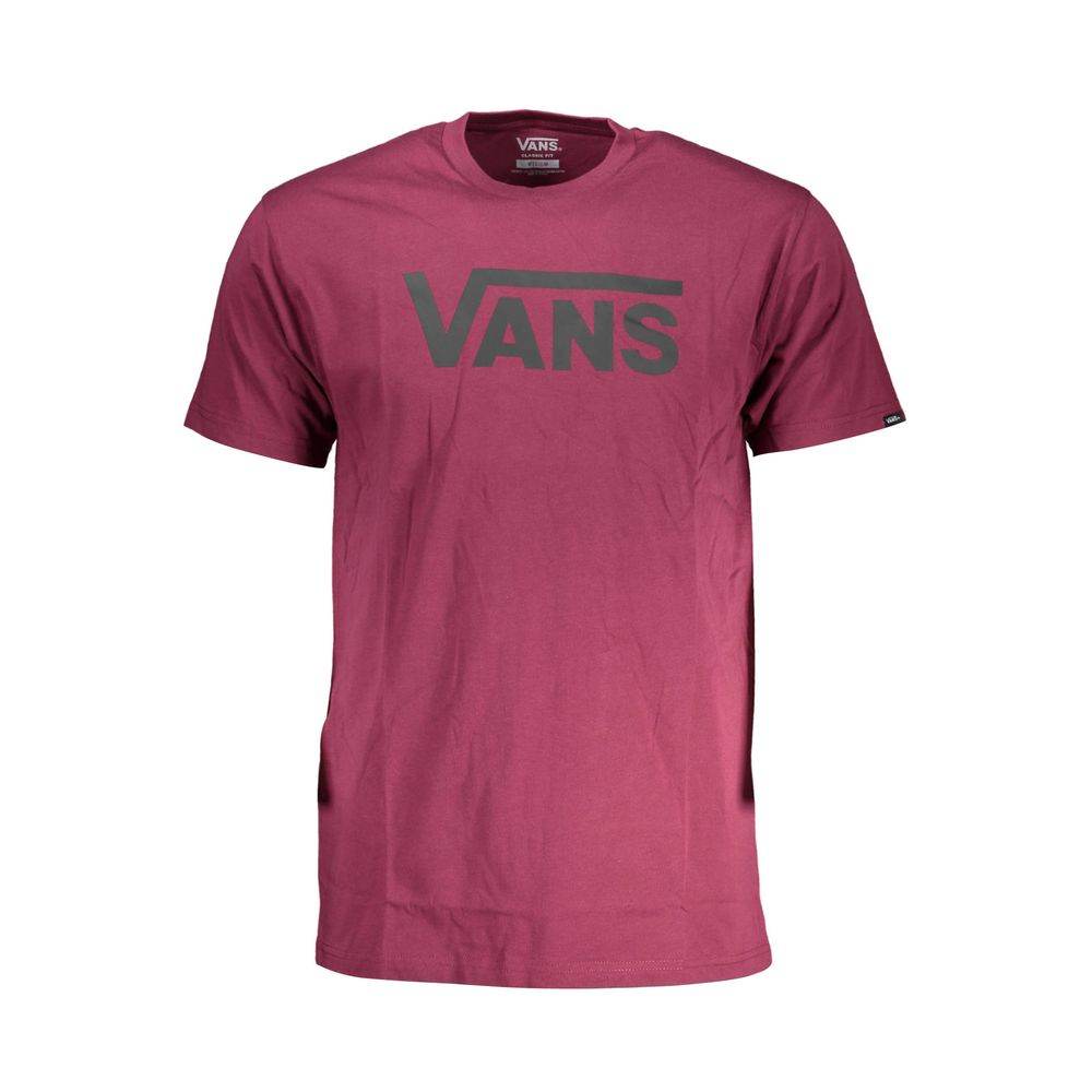 Vans Purple Cotton Men T-Shirt - Hilstor