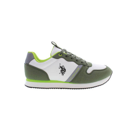 U.S. POLO ASSN. Green Polyester Men Sneaker - Hilstor