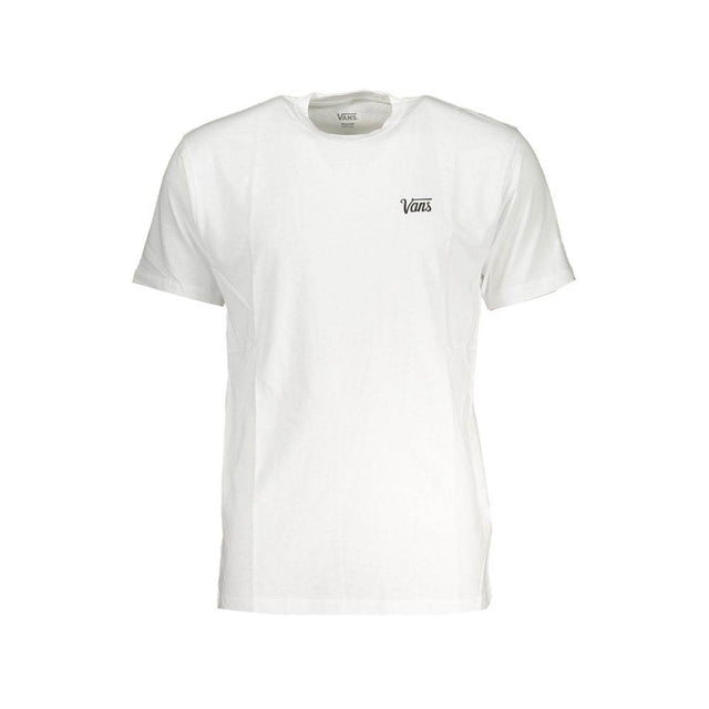 Vans White Cotton Men T-Shirt - Hilstor