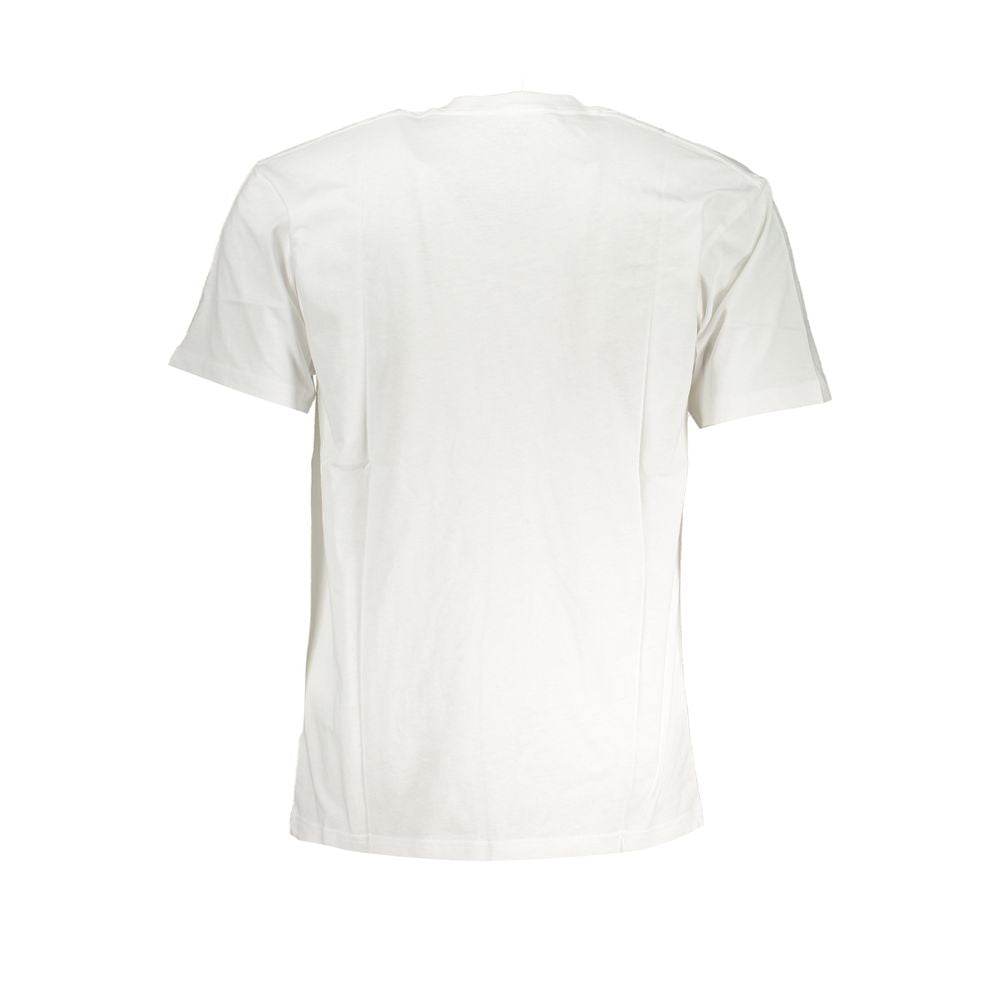 Vans White Cotton Men T-Shirt - Hilstor