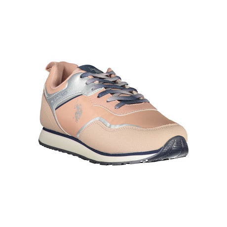 US POLO ASSN. Pink polyester sneaker