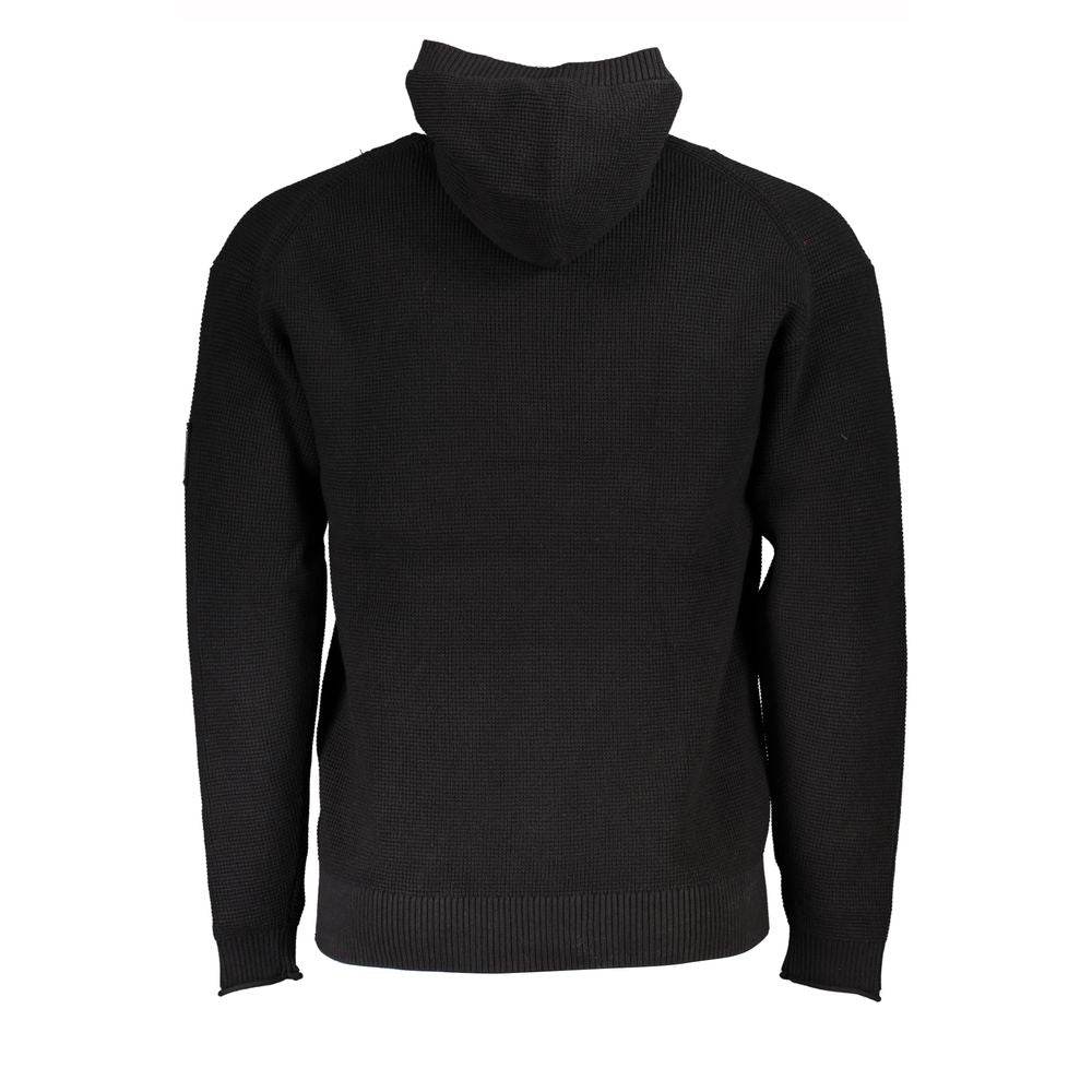 Calvin Klein Sleek Cotton Hooded Sweater with Logo Detail - Hilstor