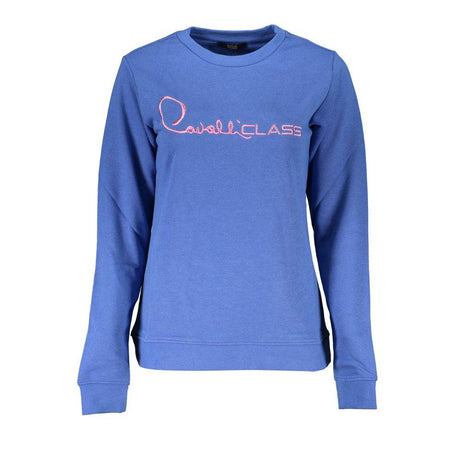 Cavalli Class Blue Cotton Women Sweater - Hilstor