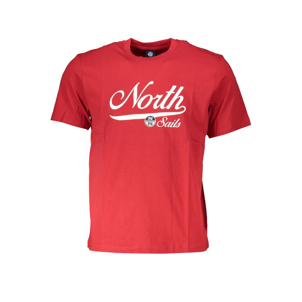 North Sails rød bomuld T-shirt