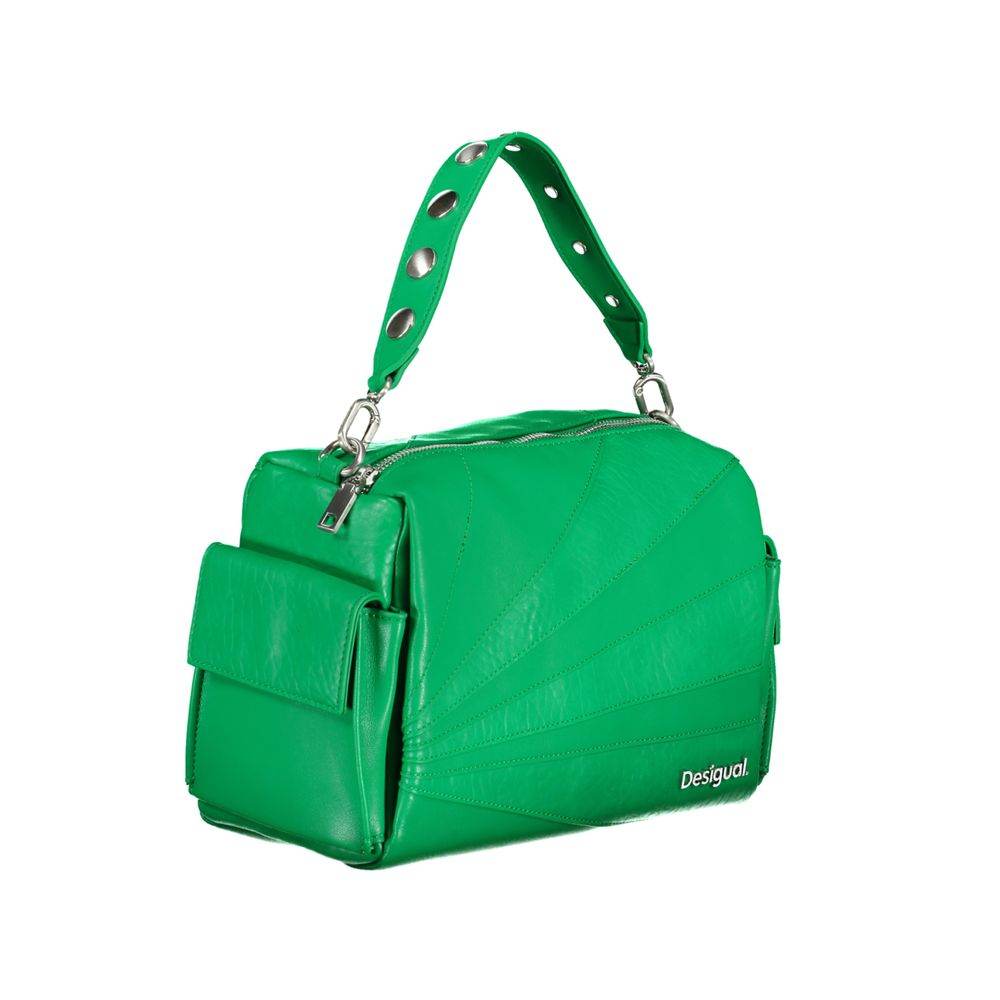 Desigual Green Polyethylene Handbag - Hilstor