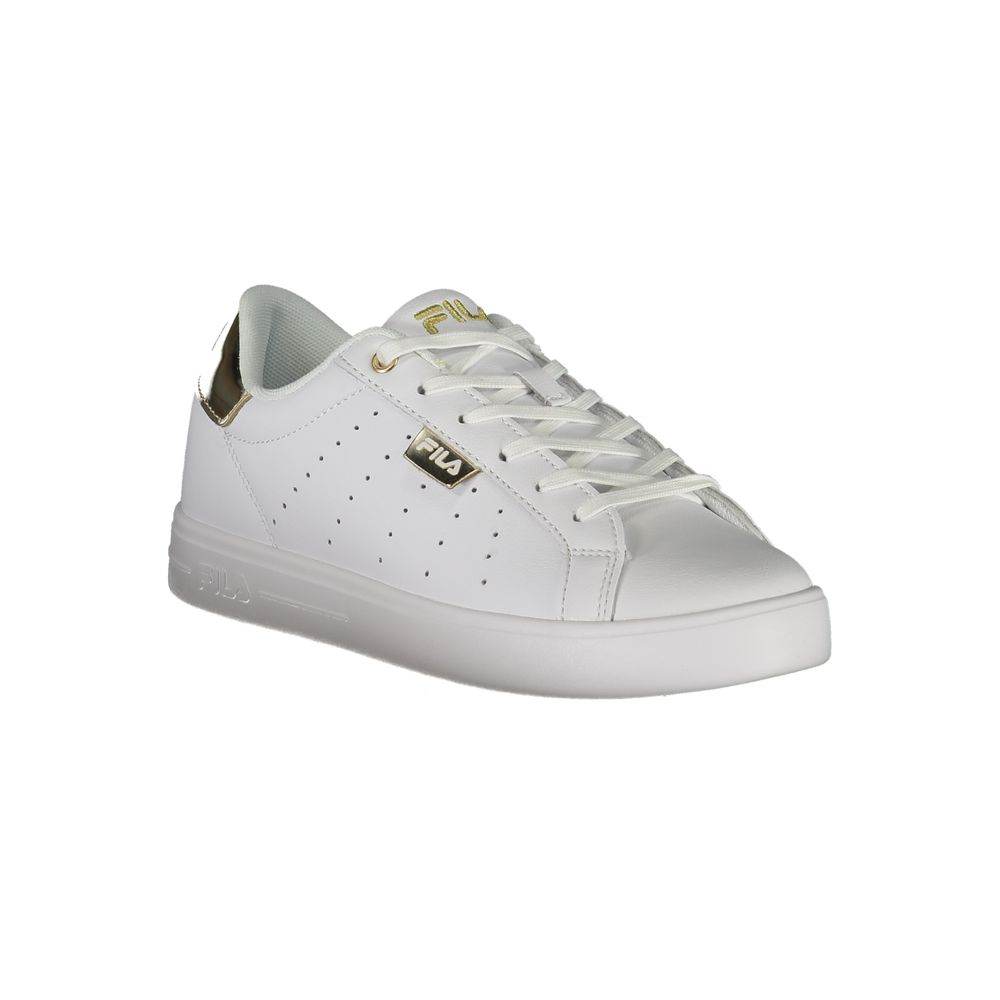 Fila Lace-Up Luxe Sneakers with Golden Accents - Hilstor