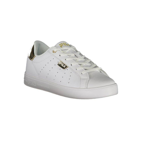 Fila Lace-Up Luxe Sneakers with Golden Accents - Hilstor