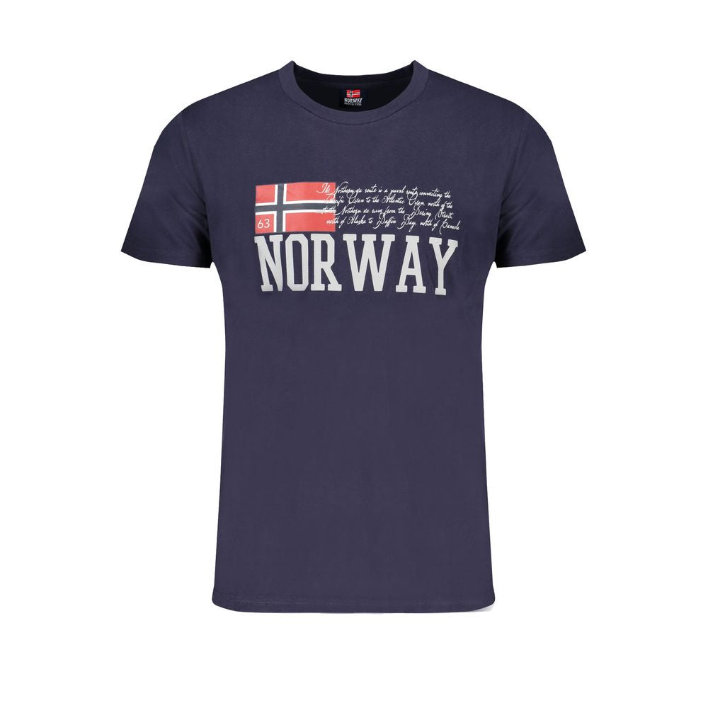 Norge 1963 Blå T-shirt i bomuld