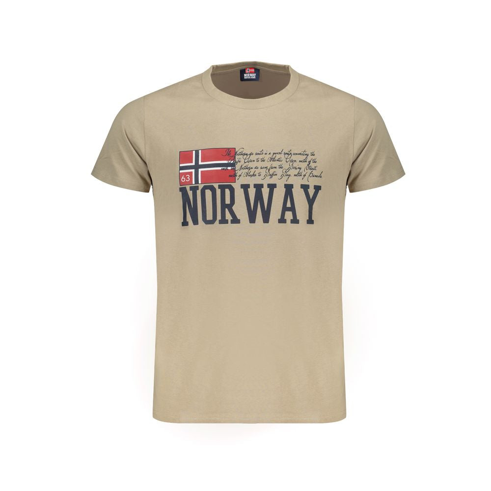 Norge 1963 Beige T-shirt i bomuld