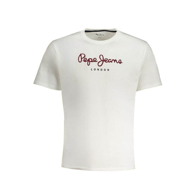 Pepe Jeans White Cotton T-Shirt - Hilstor