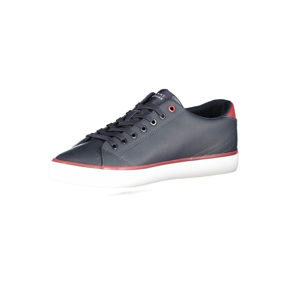 Tommy Hilfiger Blue Polyester Sneaker - Hilstor