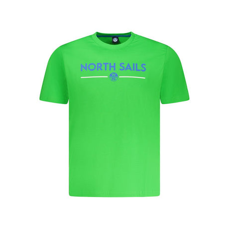 North Sails Grøn T-shirt til mænd i bomuld
