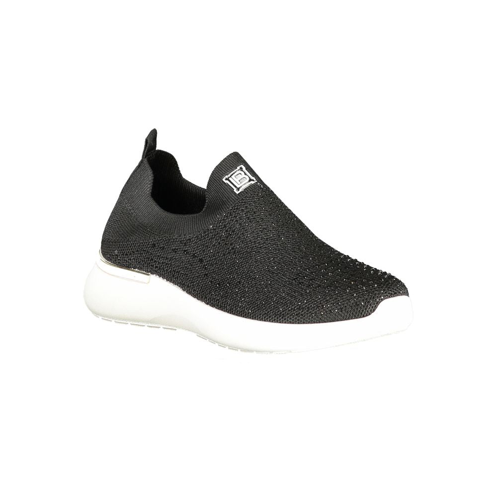Laura Biagiotti sort polyester sneaker til kvinder