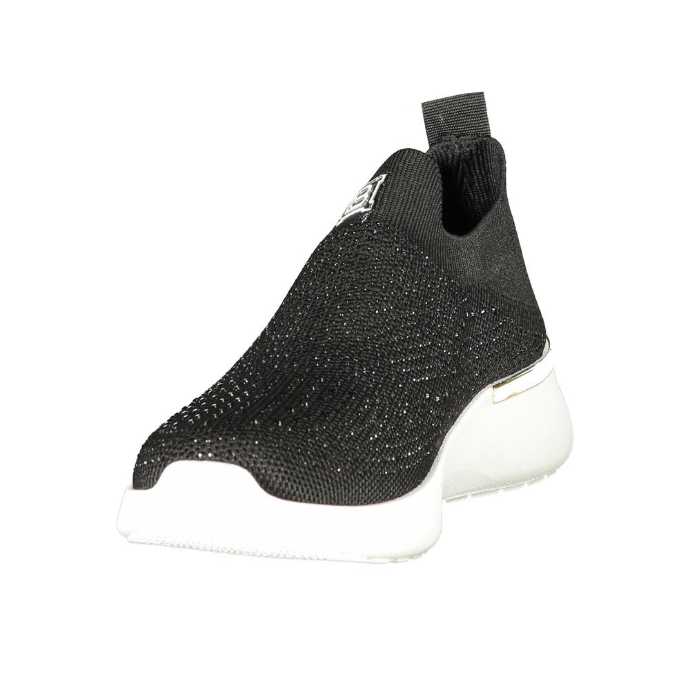 Laura Biagiotti sort polyester sneaker til kvinder