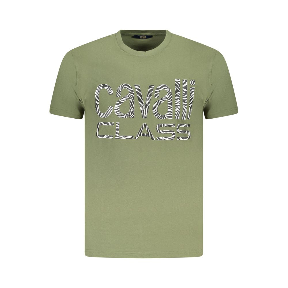 Cavalli klasse grøn bomuld herre T-shirt