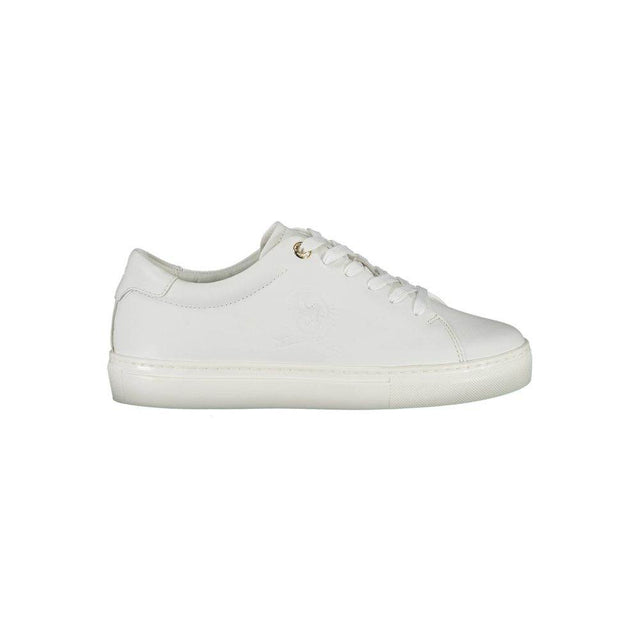 Tommy Hilfiger White Leather Women Sneaker - Hilstor