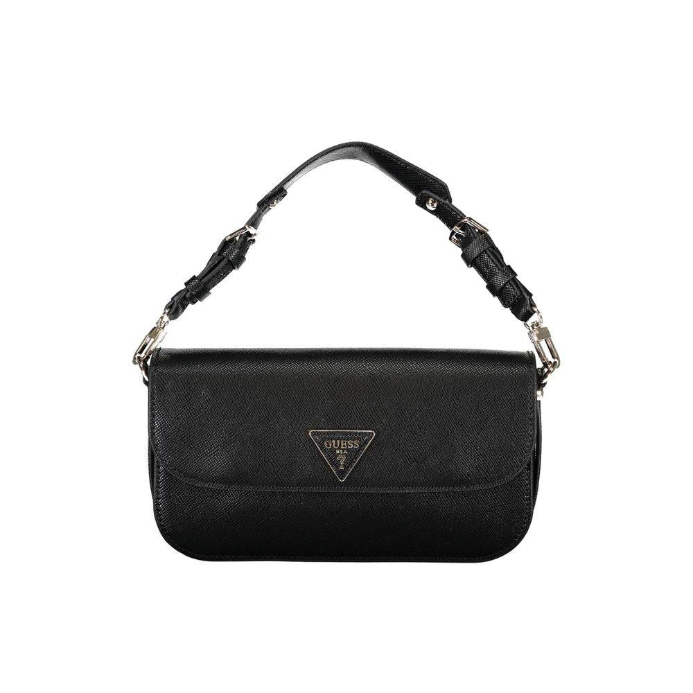 Guess Jeans Black Polyethylene Handbag - Hilstor