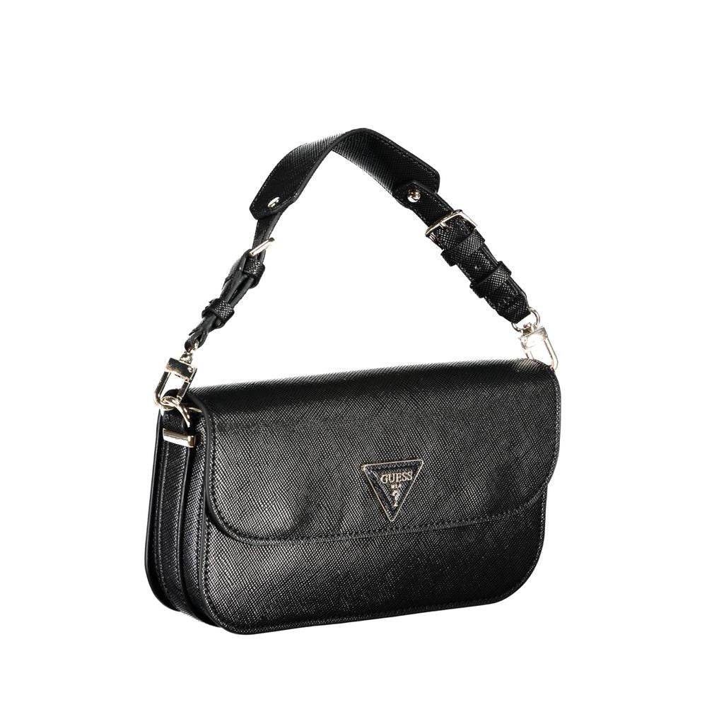 Guess Jeans Black Polyethylene Handbag - Hilstor