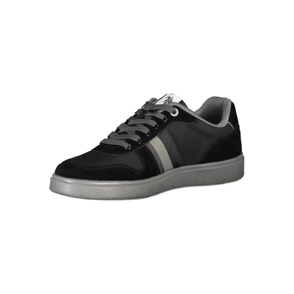 U.S. POLO ASSN. Black Polyethylene Men Sneaker - Hilstor